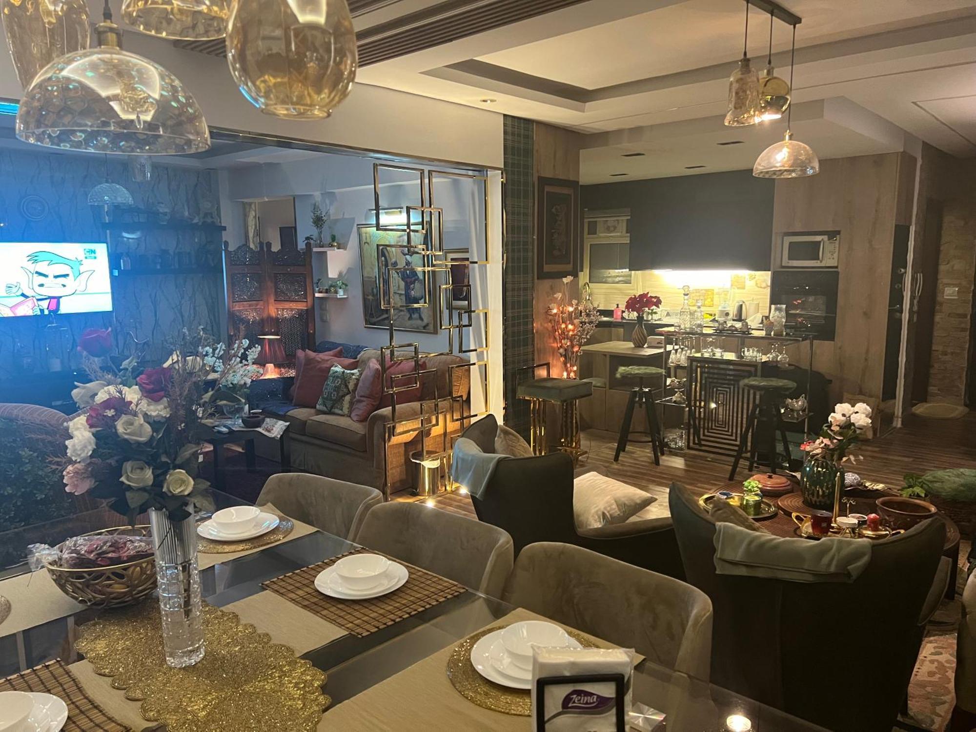 شقه مفروشه فاخره بالقاهره الجديده Appartement New Cairo Buitenkant foto